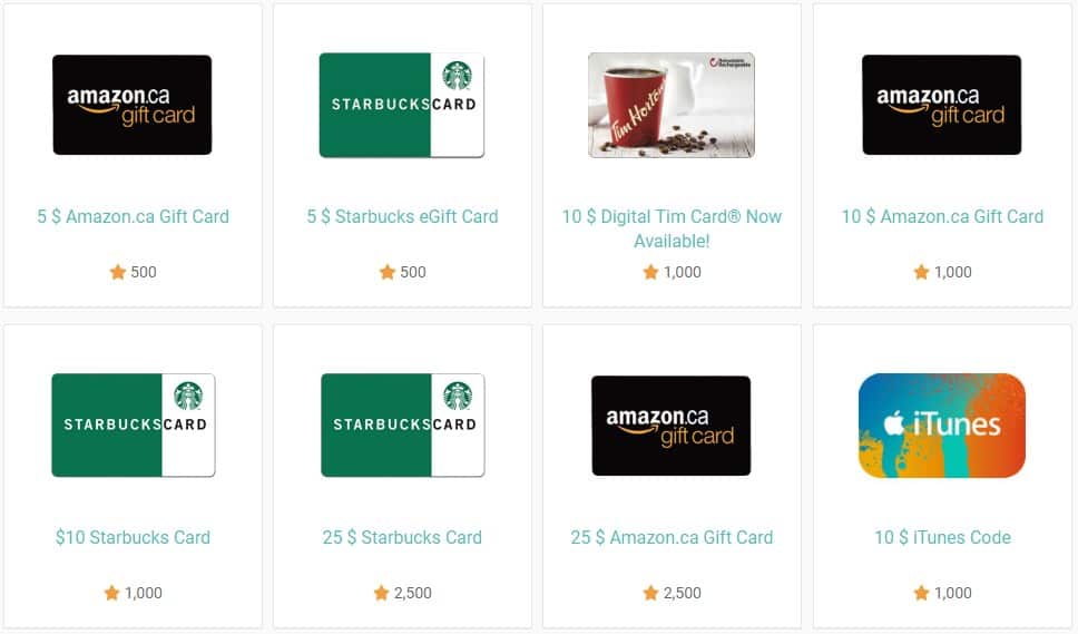 Ipsos i-Say Gift Cards