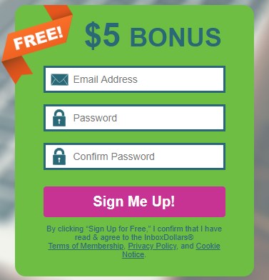 InboxDollars signup