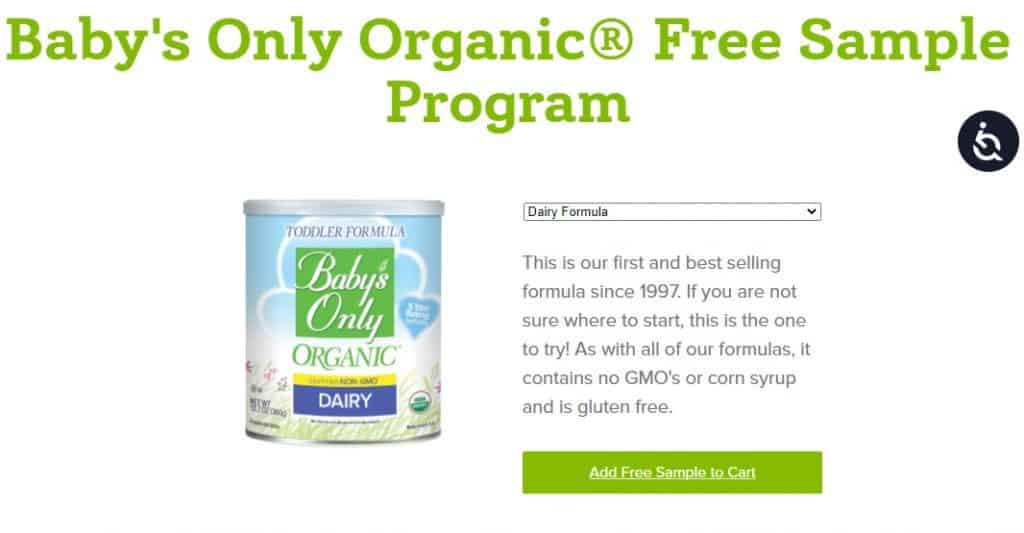 Baby's Only Organic free sample