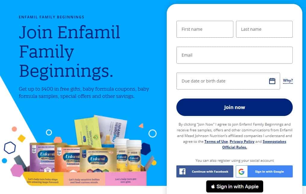 Enfamil Family Beginnings