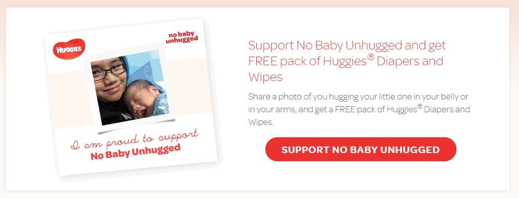 Huggies free diapers