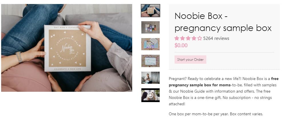 Noobie Baby Box Free