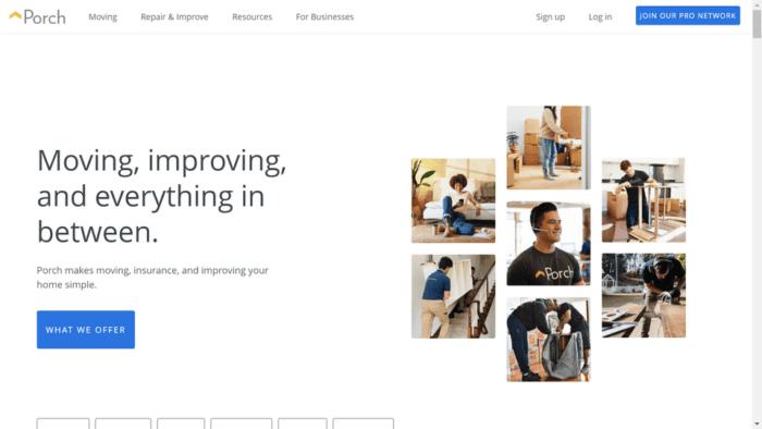Porch screenshot