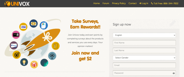 Univox screenshot