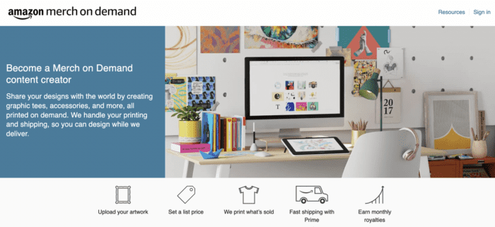 Merchondemand homepage