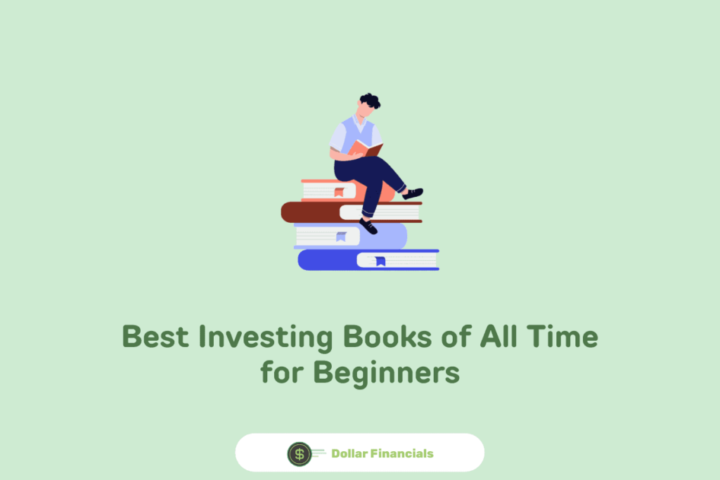 image showing a man reading best investing books