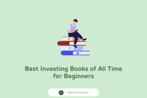 image showing a man reading best investing books