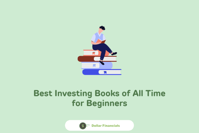 image showing a man reading best investing books