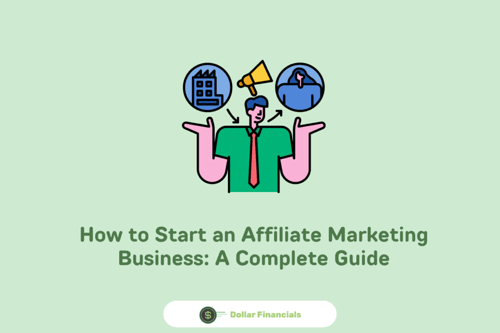 image showing a man doing an affiliate marketing business