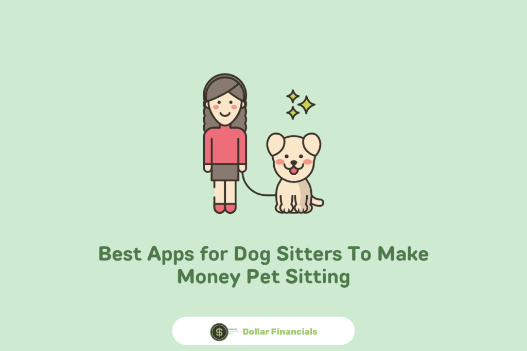 image showing a woman as a dog sitter