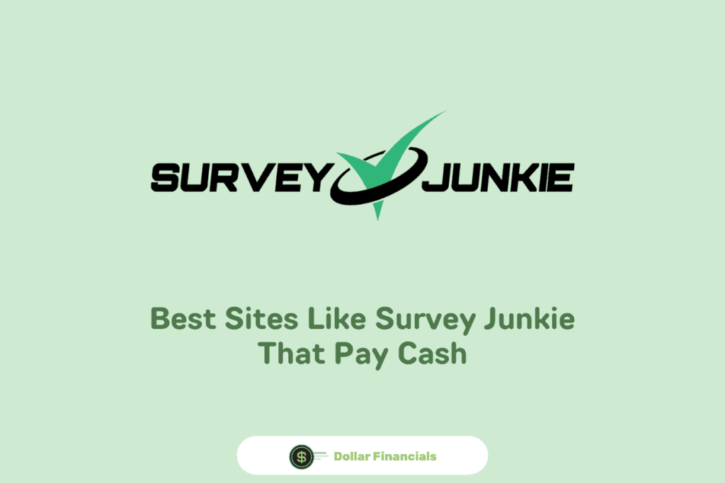image showing survey junkie logo as one of the best survey sites