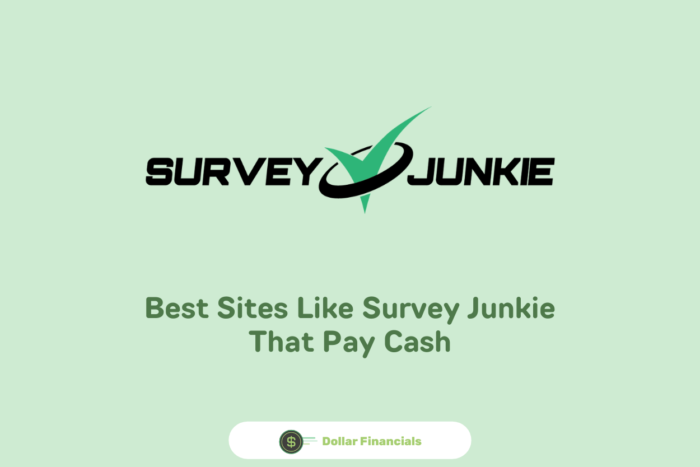 image showing survey junkie logo as one of the best survey sites