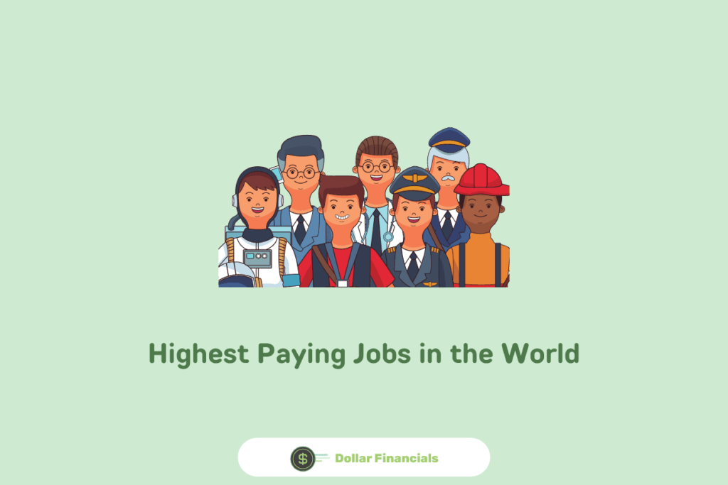 image showing people working on different highest paying jobs in the world