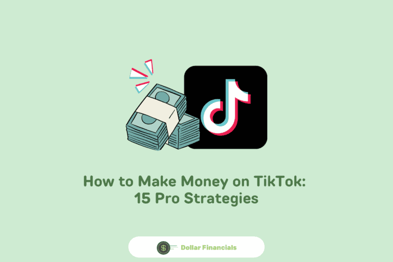 image showing icons of money and tiktok depicting how to make money on tiktok