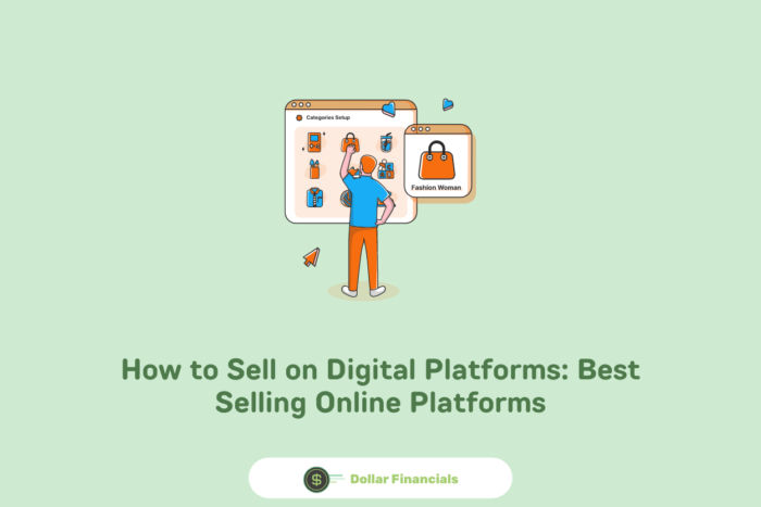 image showing a man selling on digital platforms