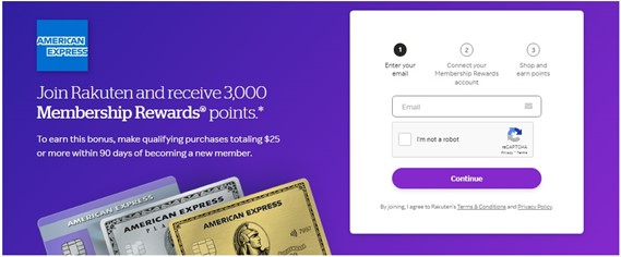image showing rakuten american express