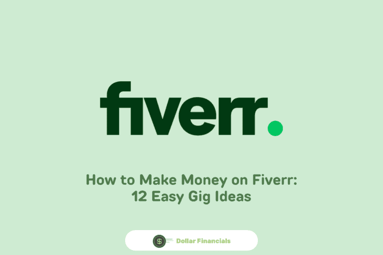 image showing fiverr logo and texts providing how to make money on fiverr