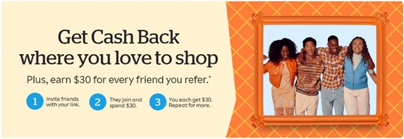 image showing rakuten referral bonus