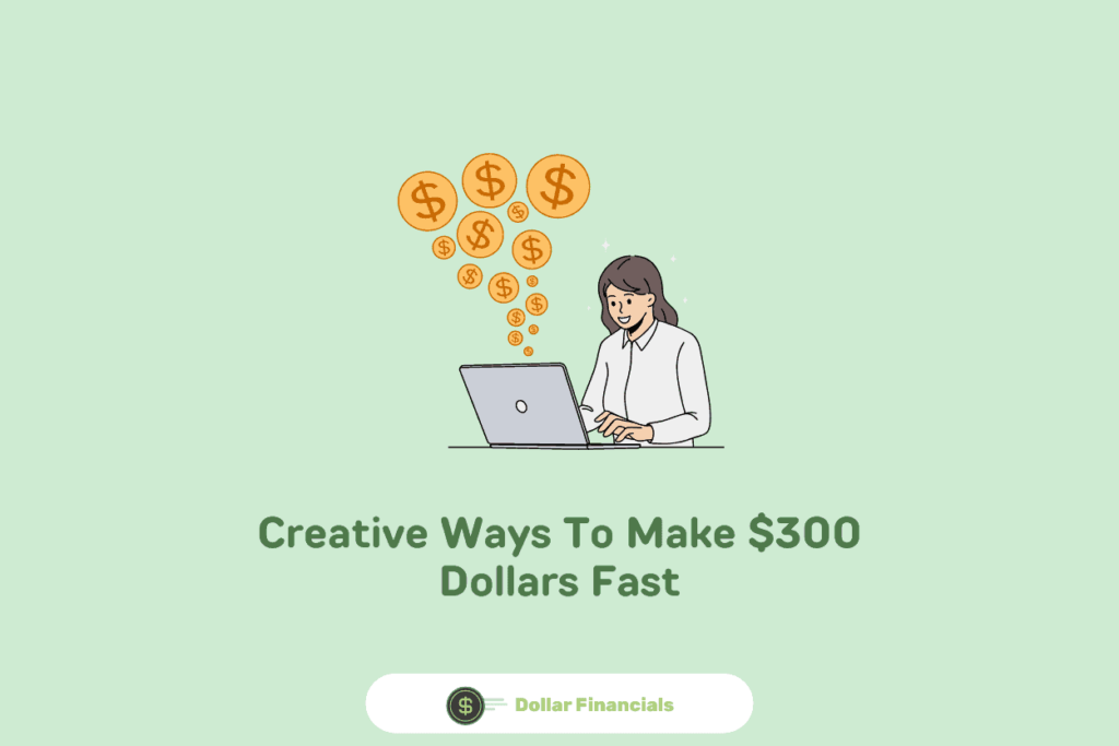 image showing a woman having creative ways to make $300 fast