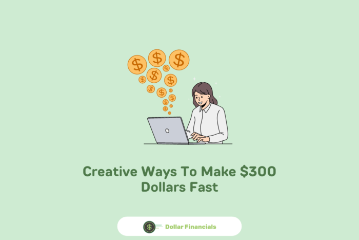 image showing a woman having creative ways to make $300 fast
