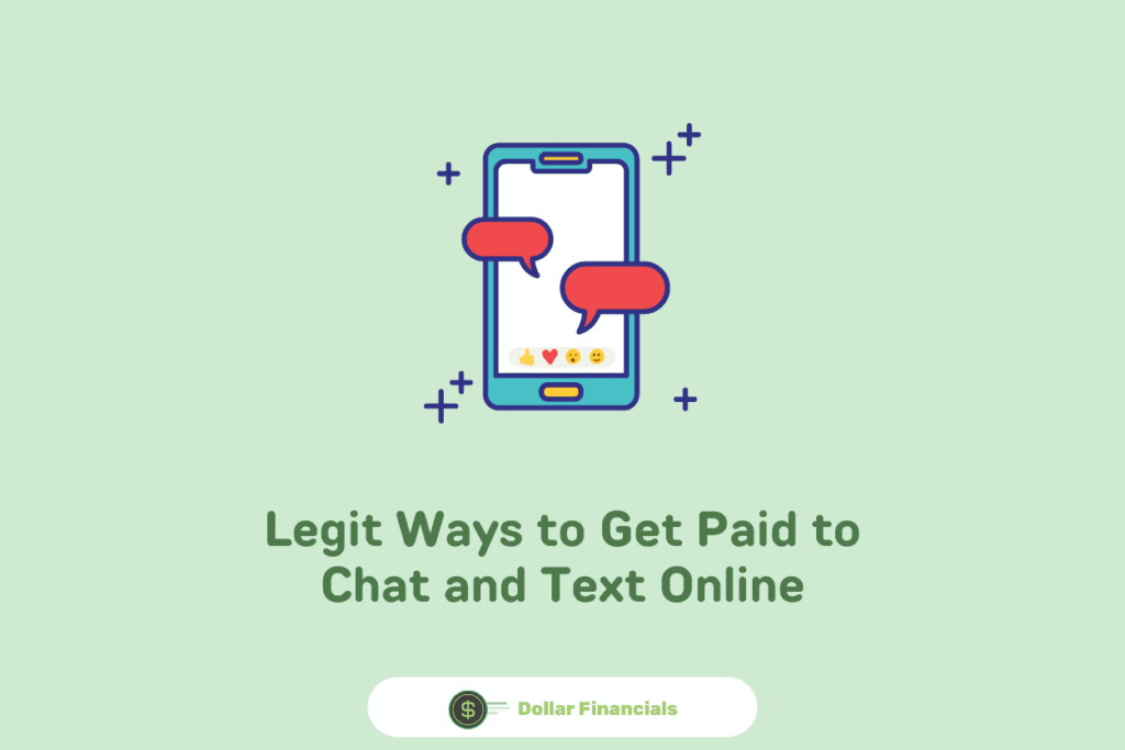 image showing an icon for get paid to chat and text online