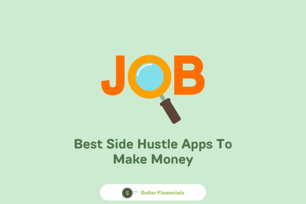 image showing job hunting icon for discussion of the best side hustle apps to make money